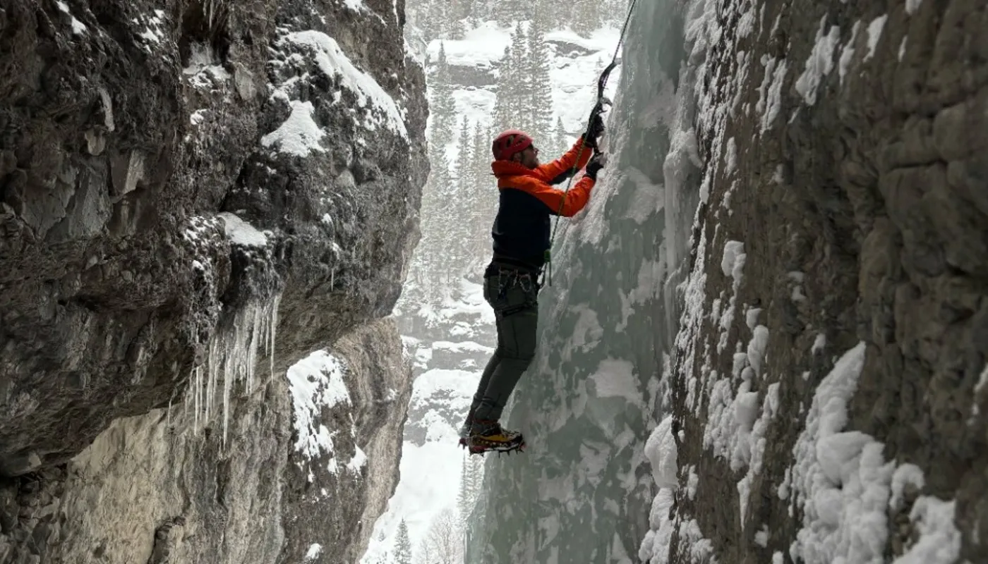 Ice climbing